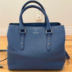 Kate Spade New York Evangelie Larchmont Avenue Satchel – Consell Blue